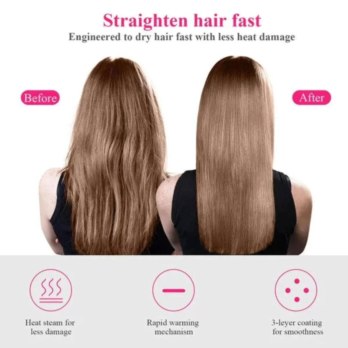 One-Step Hair Dryer & Styling Brush – 1000W