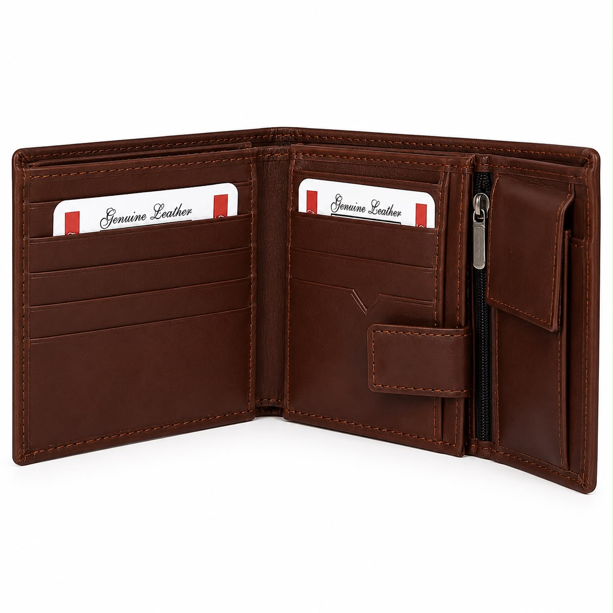 Premium Leather Long Wallet