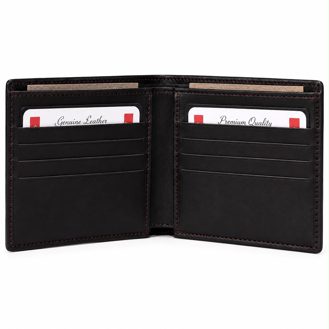 Classic Black Leather Wallet