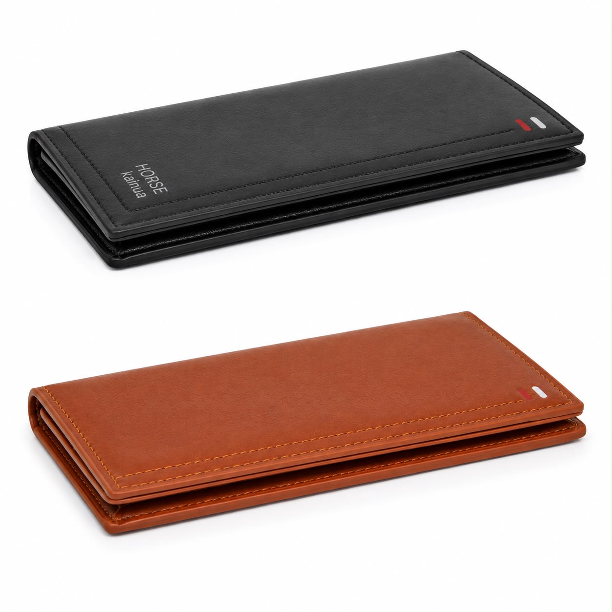 Classic Long Leather Wallet for Men