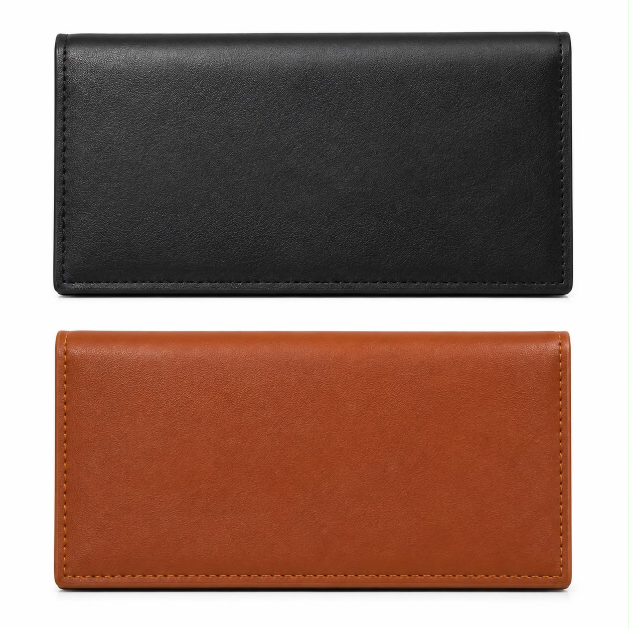 Classic Long Leather Wallet for Men