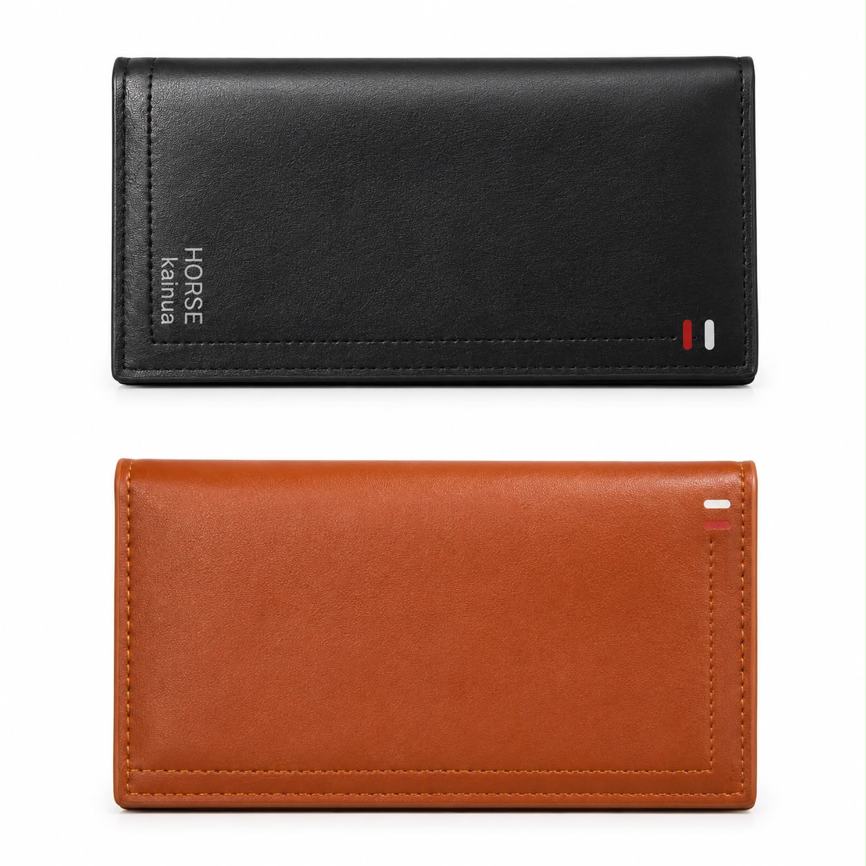 Classic Long Leather Wallet for Men