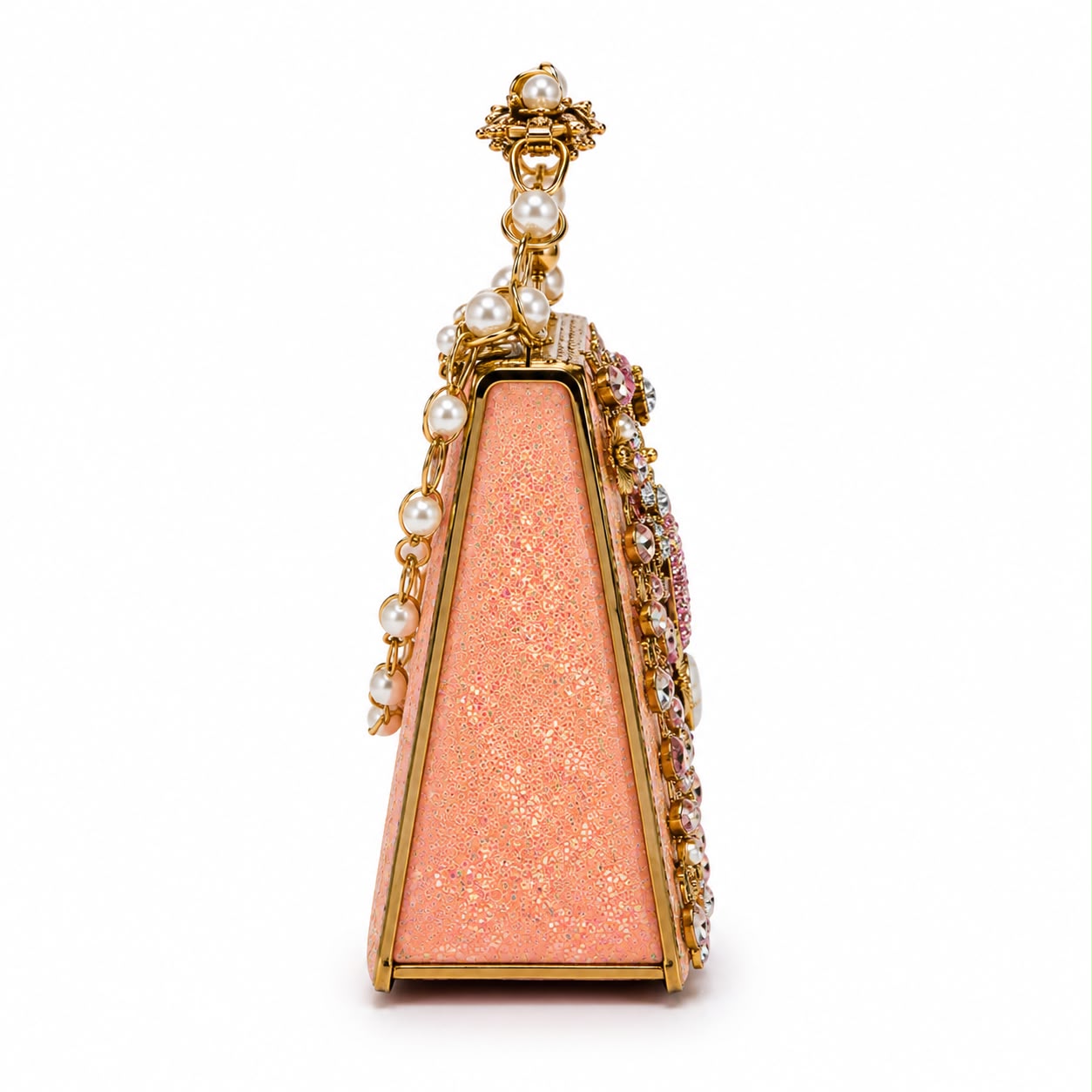Luxury Turkish Beaded Jeweled Gemstone Evening Clutch Bag for Women