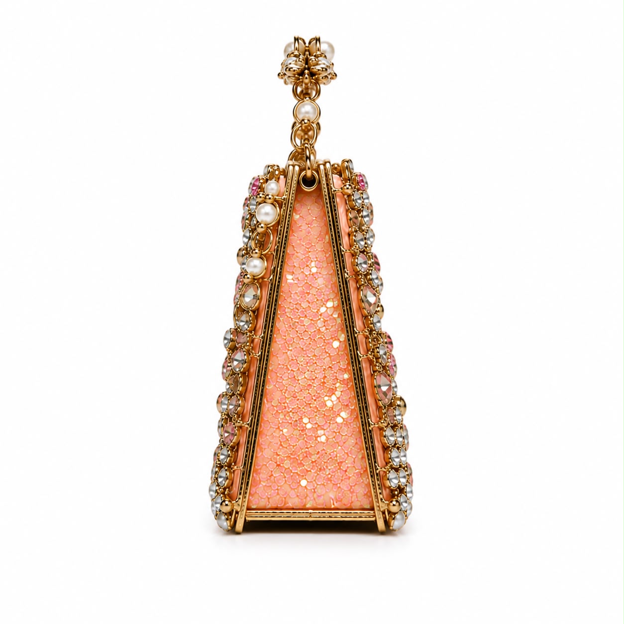 Luxury Turkish Beaded Jeweled Gemstone Evening Clutch Bag for Women