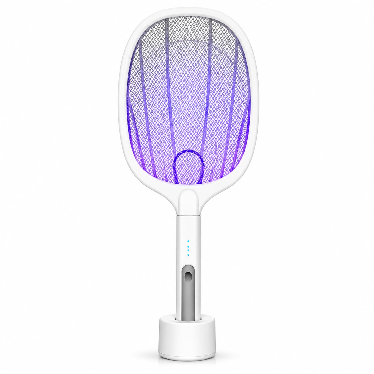 Rechargeable Electric Mosquito Swatter Racket | USB LED Mosquito Killer Bat