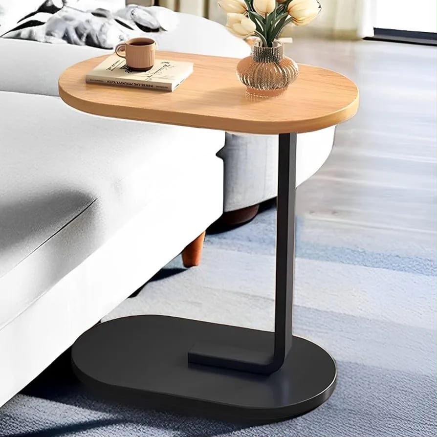 Fixed Height Overbed Laptop Table | Mobile Bedside Desk for Home & Office