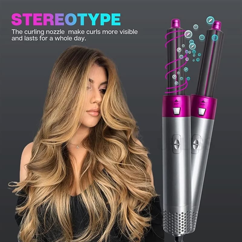 5-in-1 Hot Air Styler – Hair Dryer & Multi-Styling Tool